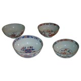Group of Four Chinese Imari Bowls