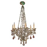 Louis XVI style glass chandelier