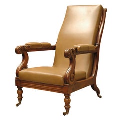 William IV Reclining Chair with Retractable Footrest