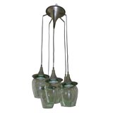 Glass Globe Chandelier