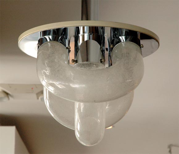 20th Century Mazzega Ceiling Light
