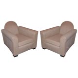 A Pair of "Paquebot" Art Deco Club Chairs