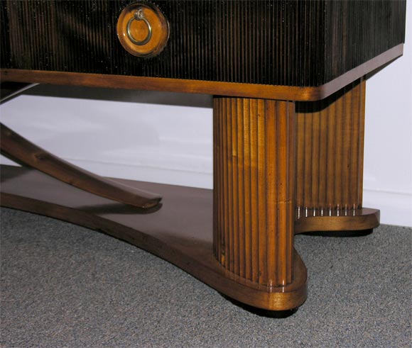 Mid-20th Century A Walnut Art Deco Sideboard and Bar
