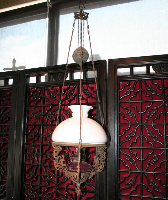 Glass Oil Lantern