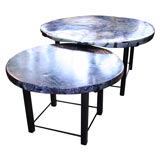 Chinese Greenery Stone Tables