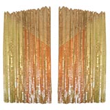 Pair of Chromium Paco Rabanne Space Curtains