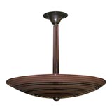 Vintage 1940
s Pink Glass Light Fixture