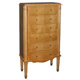Tall Chest of drawers/Semainier by Jules Leleu (1883-1961)
