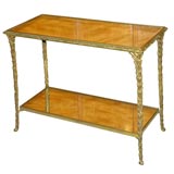 Fine Two-tier side table by Bagues