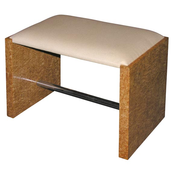 Modernist rectangular Stool Bench