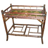 Antique Victorian Bamboo Plant Stand