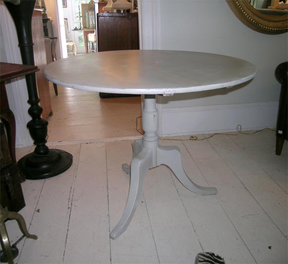 Swedish tilt top side table