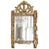 Louis XVI giltwood mirror