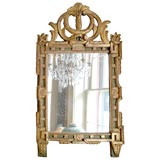 Louis XVI giltwood mirror