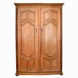 Antique Regence oak armoire