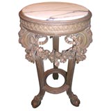 French Marble Top Pedestal - Plant Stand