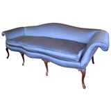 overscale camelback sofa with french foot