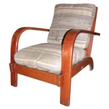 maple armchair designed by russell wright