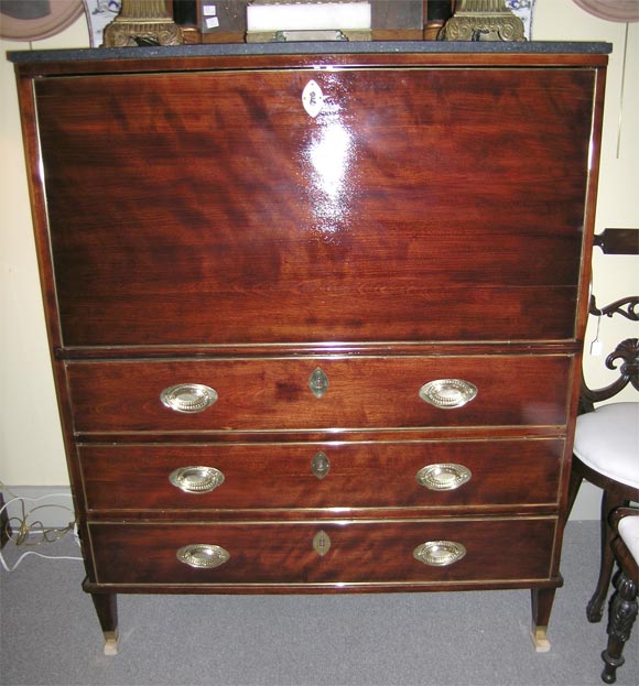 Swedish Gustavian drop front desk