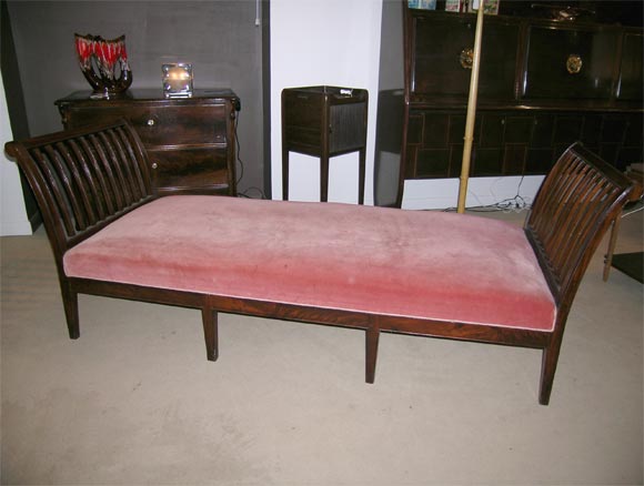 A Mahogany Louis XVI Style Bench / Daybed