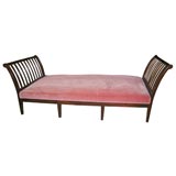 A Mahogany Louis XVI Style Bench / Daybed