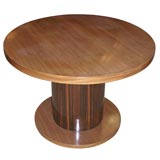 A Round Art Deco Cocktail / Occasional Table