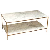Mid-Century French Two Tiered Coffee Table-
