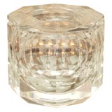 Super Chic Faceted Lucite Ice Bucket