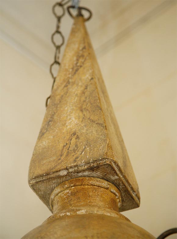 WOODEN CHANDELIER 1