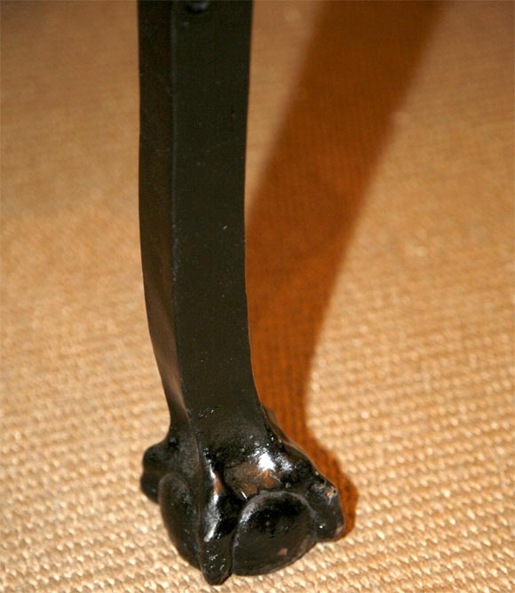 18th Century and Earlier * 6038  EBONY HUNT TABLE