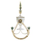 CHAISES PAIR ITALIAN TOLE SCONCES