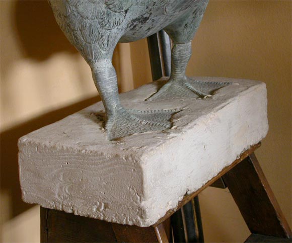 Mid-20th Century Goose garden statue