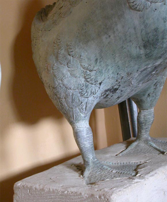 Goose garden statue 1