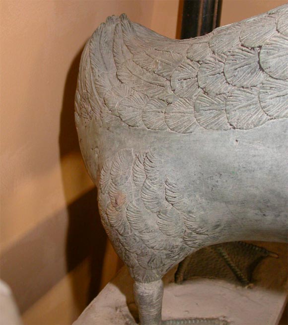Goose garden statue 4