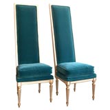 19th c. Louis XVI Highback Chairs
