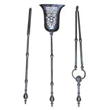 Set of Three  Period Georgian Firetools