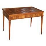 Early 19th Century Italian Fruitwood Tric Trac Table