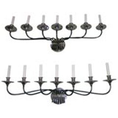 Tommi Parzinger Style Large Sconces 9