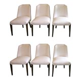 Art Deco Tri-back Dining Chairs (six available)