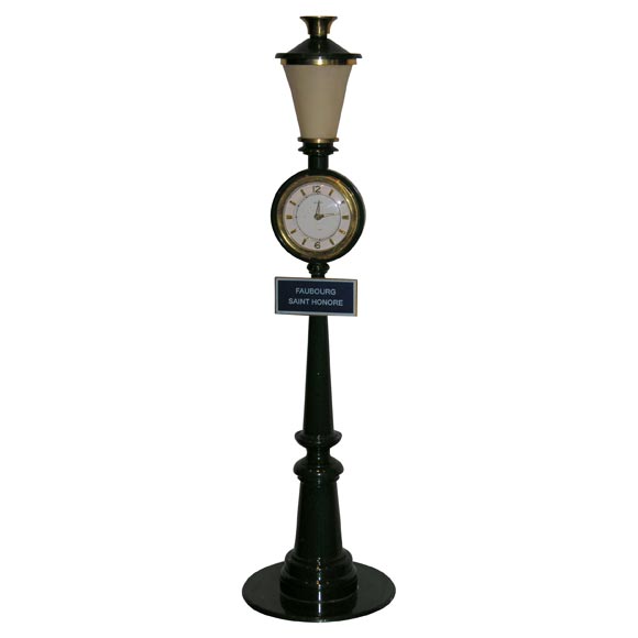 HERMES LAMP POST CLOCK at 1stDibs