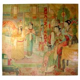 Chinoiserie oil painting