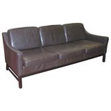 Leather Sofa by Arne Vodder