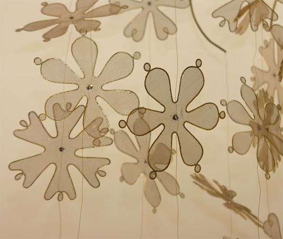 Mid-20th Century Paavo Tynell Snowflake Chandelier