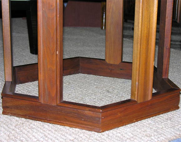 A Pair of Octagonal Occasional Tables from Brown Saltman For Sale 3