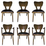 Vintage Set of 6 Russel Spanner Dining Chairs