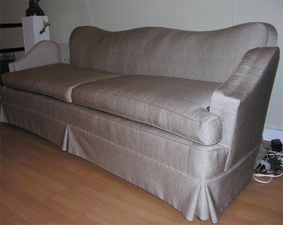 An exceptional sofa by famed New York Designer Rose Cumming. This model was originally designed for Conrad Hilton hence the name.