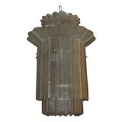 French Art Deco Chandelier by Sabino 11
