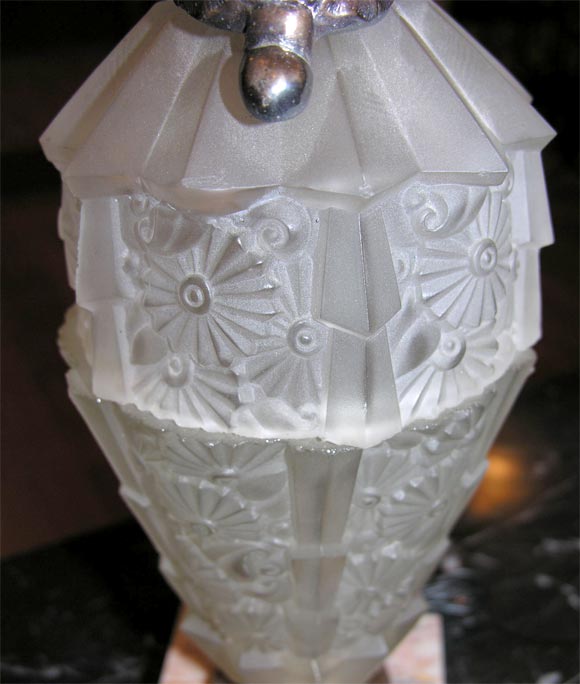 Marble French Art Deco Night Lights For Sale