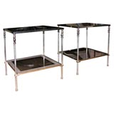 Pair of Two Tier Side Tables