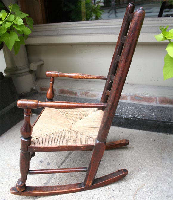 Charming 19th Century English Childs Rocking Chair 3